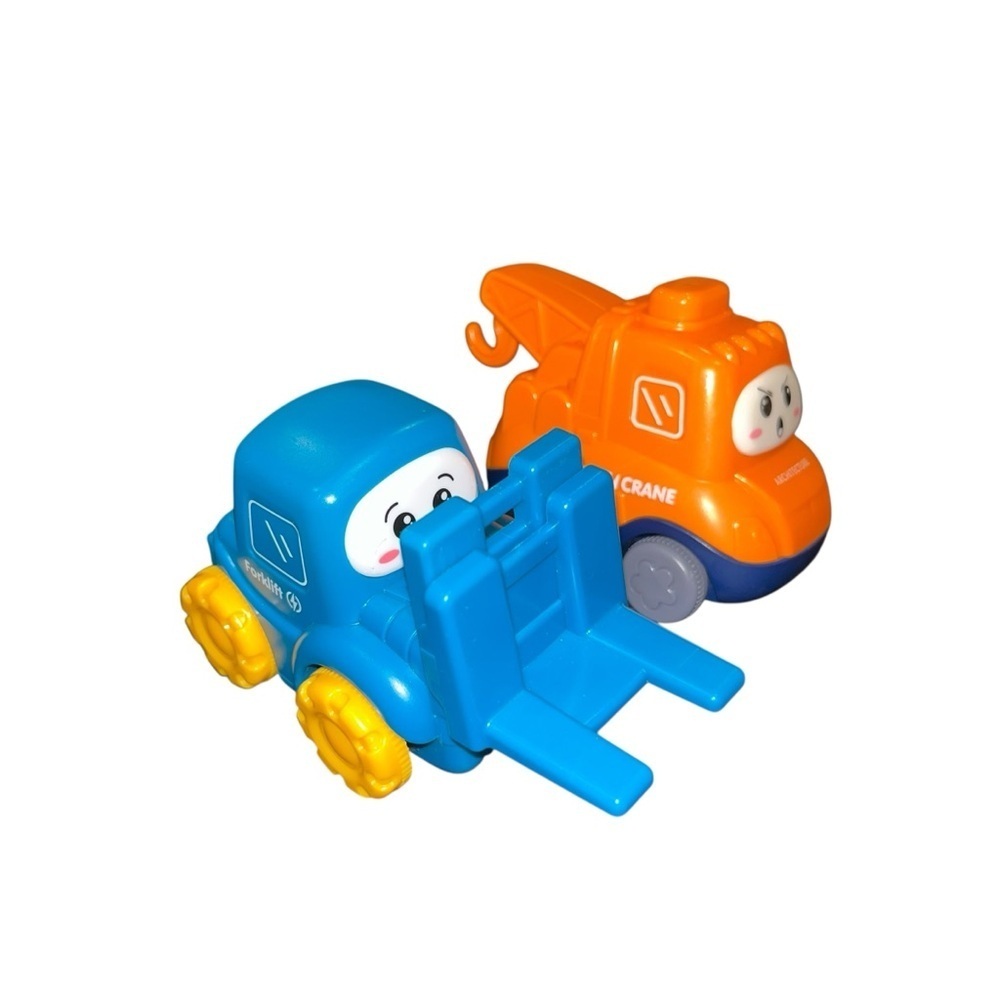 ALASOU pullback vehicle lot crane forklift baby toddler
